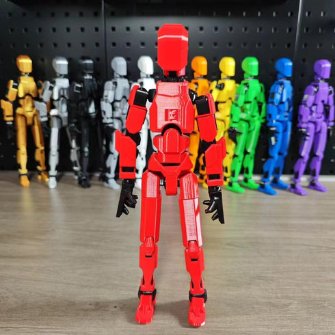 Yewmow 2026 13 13 Figures,3D 13 Set,Desk Assembly Completed Upgrade Titan Action Figure,Robot Action Printed Multi