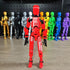 Dumwick 13 Figure,2026 13 Figures,3D Figure,Dummy 13 (Red,1pc) Titan Action New Lucky Robot Action Printed Action Robot