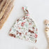 LifeTree Muslin Swaddle Blankets, Baby Boy Swaddle Blanket and Hat Set with Birth Announcement Card, Woodland Animals