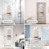 5 Closet ANTIS'S HOME Over the Door Organizer Macrame Boho Nursery Storage with Large Woven Pockets, Hanging Basket