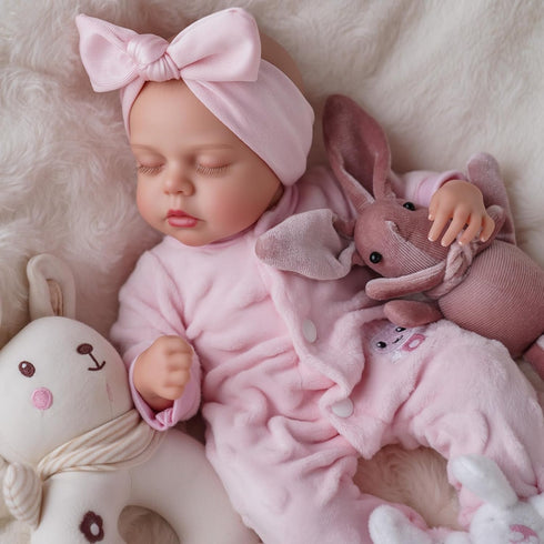 12 Inch Set 3+ BABESIDE Lifelike Reborn Baby Dolls Vinyl Full Body, Soft Realistic Baby Doll Sweet Sleeping Preemie