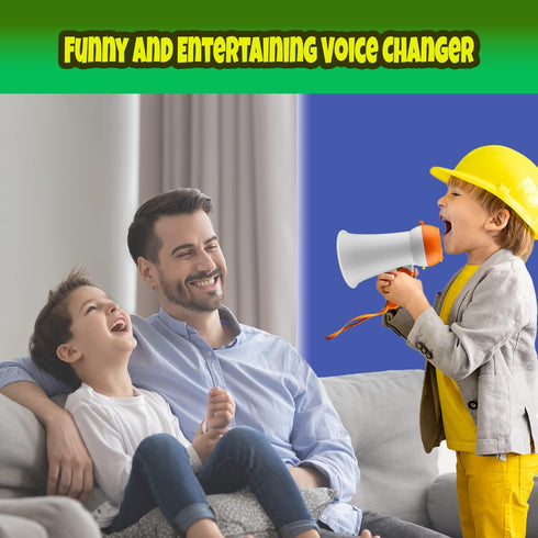5-6-7-8+ Megaphone for Kids - Cool Voice Changer Toy for Kids - Record & Play and Siren - Ideal Gift for Boys & Girls