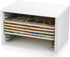 Sintuff Wooden Puzzle Organizer Rack, 12-Slot Jigsaw Puzzle Holder for Standard Size