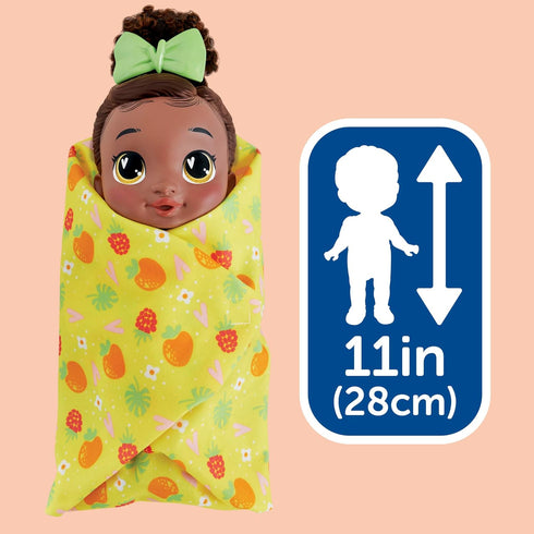 Baby Alive Shampoo Snuggle Berry Boo Black Hair 11 Inch Water Baby Doll Playset for 3 Year Olds & Up
