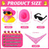 24 Set Sosation Cowboy Rubber Duck Bulk Mini Yellow Duckies Bath Party Tiny Ducks Bathtub Toy with Cowboy Hat Paisley