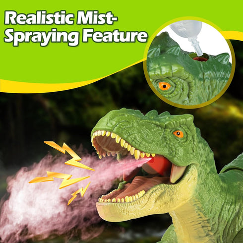 3-5, 5-7, 8-12, 2.4G Remote Control T Rex Dinosaur Toys for Kids Rechargeable RC Tyrannosaurus Rex Dino Robot Toy