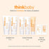 30 3 oz Thinkbaby SPF Mineral Baby Sunscreen, Clear Zinc Oxide, fl Natural, Water Resistant, Kids & Toddler Sun