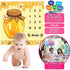 Bees Theme Baby Monthly Milestone Blanket, 48x40in, Soft Flannel, Baby Shower Age Growth Tracker