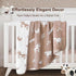 6 43 43 Inch BOPRIO Ultra Soft Muslin Baby Blanket Layers Neutral Swaddles Bed Blankets with Lovey Animal Design
