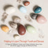 (12PCs) OESSUF Wooden Fake Eggs Easter Eggs Play Eggs for Toddlers Pretend Wood Egg Decor for Play Kitchen Artificial