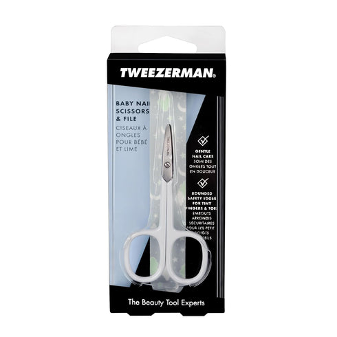 Tweezerman Baby Nail Scissors with Bear File