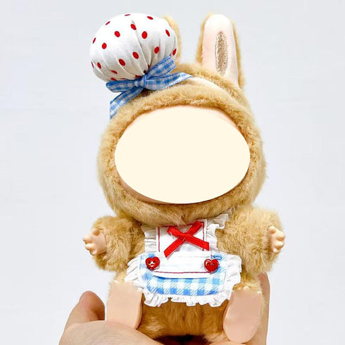 poleueo 17cm Set 17cm Doll Clothes - Kawaii Chic Style for Dolls, Cute Doll Outfit with Accessories (Style C)