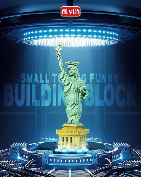 dOvOb Statue of Liberty Micro Mini Blocks Building Set (2510PCS)
