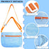 UMUACCAN Beach Mesh Shovel, Shark Tooth Sifter Dipper with Mesh Bags for Shell Collecting, Kids Filter Sand Scooper