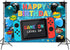 Video Game Party Supplies: Happy Birthday Gaming Banner Backdrop, Party Props and Decoration Supplies