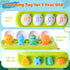 Cause and Effect Toy for Toddlers Age 1-3, Pop Up Dinosaur Sensory Early Learning Toy for Babies