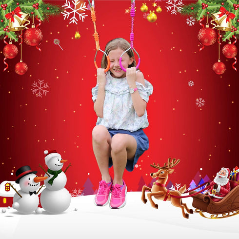 7-Pack Rainbow Craft Colorful Ninja Rings - Gymnastic Ring, Swing Bar Ring, Monkey Rings for Backyard Ninja Warrior