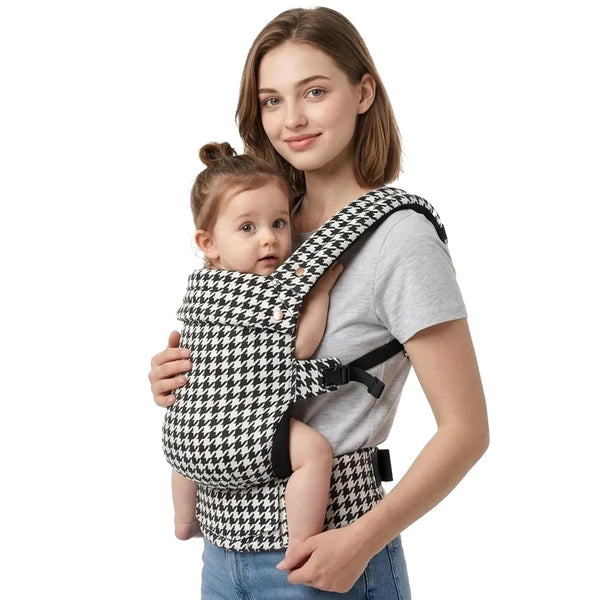 MOCKPOSE Baby Carrier Newborn to Toddler- 100% Pure Cotton Double-Side Skin-Friendly Baby Carrier,3