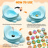 PCTCSHQ 36 12 Pcs Potty Training Stickers You Pee on Toilet Reveal Stickers Patterns Color Changing Reusable Pee Decals
