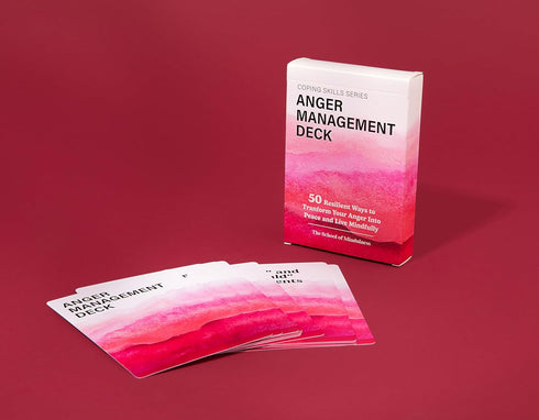 The School of Mindfulness - Coping Skills Series Deck for Depression, Anxiety, Anger Management & Triggers