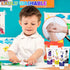 AROIC 16 Colors Kids Washable Finger Paint, Non-Toxic Art Supplies for Toddlers, Finger Painting DIY Crafts