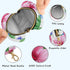YETTASBIN Hibiscus Flowers Portable Pacifier Holder Case with Metal Hook Buckle & Zipper for Diaper Bag and Stroller