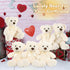MorisMos 6 Pack Teddy Bear Bulk, Soft 14 Inch Plush Stuffed Animals for Baby Shower and Kids