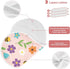 Qinllo 2 Pack 22" 11" Muslin Burp Cloths Floral Bee Pink Cotton Baby Burp Cloths Ultra Absorbent Soft Thick Burping
