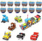 12 Pack Surprise Eggs with Construction Vehicles, Building Block Car Toys for Boys, Party Favors for Kids Birthday Gift
