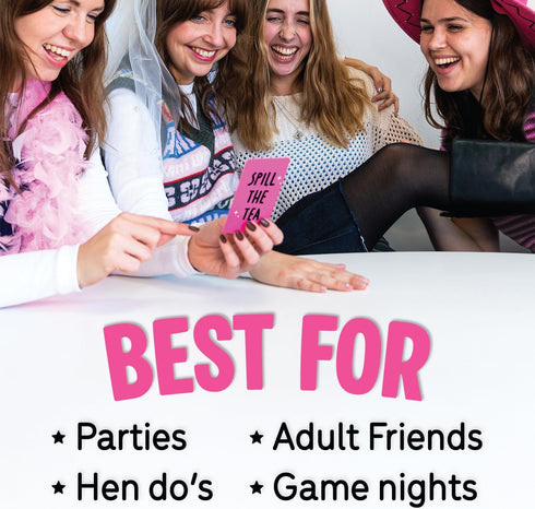 200 (3-8 Lucky Egg Unfiltered Girls Night Games Hilarious Galentines Day Game with Outrageous Scenario Cards Perfect