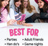200 (3-8 Lucky Egg Unfiltered Girls Night Games Hilarious Galentines Day Game with Outrageous Scenario Cards Perfect