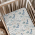 KuphiL10C 2 Pack Mattress-28x52 Watercolor Ocean Animals Whale Sea Turtle Starfish Pattern Baby Sheets for Crib, Unisex