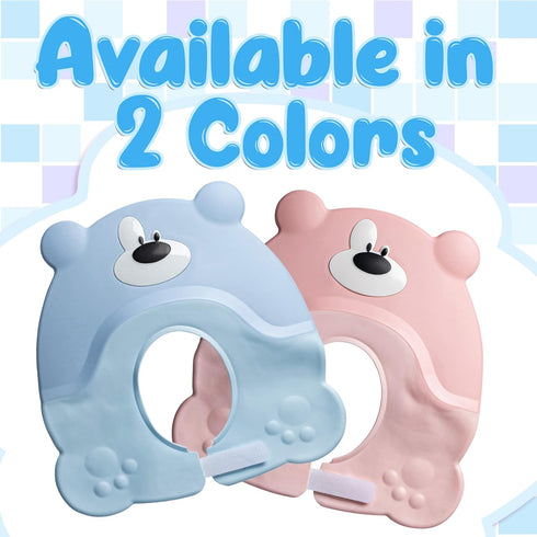 Mars Baby Shampoo Bath Visor - Shower Cap Keeps Water out of Babies Eyes During Bath Time - Adjustable Baby Shampoo Cap
