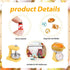 XIHIRCD Set, 1 12 Miniature Food Toys : Dollhouse Miniatures Play Kitchen Accessories Flour Egg Bread Resin Dollhouse