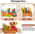 Set 3 4 5+ Buyger Play Kitchen Accessories, Play Dishes Plates and Utensils Tea Party Food Dessert Toys Gifts for Ages