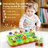 1 1-3, 12 Year Old Toys for Boys Girls Birthday Gift, Cause and Effect Animal Pop Up Toy with Music and Light