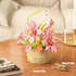 Vilbocr Set,Flower 6+ 155Pcs) Mini Flowers Building Block blocks toys,Plants and Succulent Toys,Building block