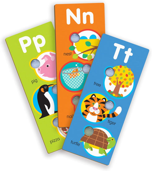 Melissa & Doug Poke-a-Dot Alphabet Learning Cards, Interactive Alphabet-Themed Learning Cards for Toddlers
