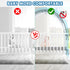 Zkaitoy Crib Tent - Crib Net to Keep Baby in, Stop Baby from Climbing Out of Crib, Pop Up Baby Crib Tent with Double