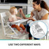 2-in-1 Evenflo Eat & Go Portable Folding Booster Chair