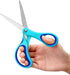LIVINGO 7 Inch Student Scissors for School | 3 Pack Sharp Pointed Tip Scissors for Kids and Classroom Use