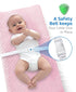 Loonah 27" 16" Compact Small Changing Pad with Cover - X Contoured Baby Diaper Changing Pad for Combo Crib