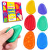 Fidget Toys Sensory Stone for Kids: 6 Pack Textured Soft Worry Stone