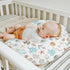 Summer Ocean Boho Nursing Pillow Covers for Boy Girl Seashells Conch Starfish Corals Anchors Nursing Pillow Slipcovers
