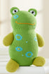 Fair Trade Organic Stuffed Animal - Flop The Frog for Cuddly Comfort