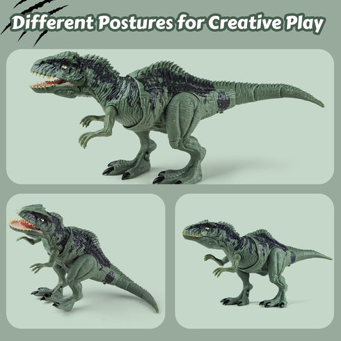 3-5 5-7, Giganotosaurus Dinosaur Toys for Kids & Dinosaur Action Figure Toys with Attack Feature, Sound, Roar & Light