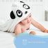 YOYOO Baby Bath Towel Viscose Derived from Bamboo, Baby Hooded Towels - Newborn Essential Cute White Panda-Perfect Baby