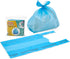 (6-Pack) 50 Count Nuby Diaper Disposal Bags for Baby - Disposable Bags - Fresh Baby Powder Scent - Blue