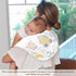 YETTASBIN Farm Animals Muslin Baby Burp Cloth, Super Soft Absorbent Cotton Burp Rag Baby Bibs Feeding Cloth for Newborn