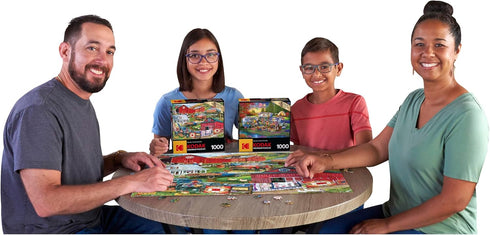 RoseArt Kodak Premium Country Compilation, 1000 Piece Jigsaw Puzzle for Adults